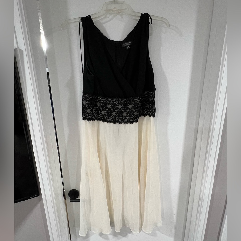 Dress Barn Black/White Party Dress